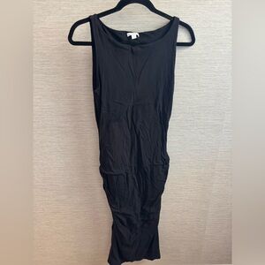 James Perse Elegant Black Sleeveless Jumpsuit